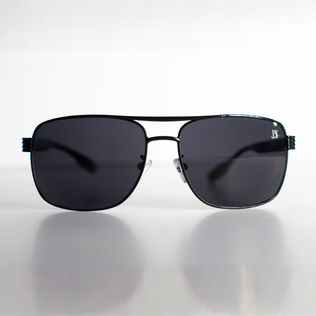 DS Black Classic Aviator Square Sunglasses